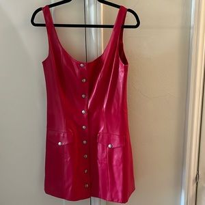 Like New Lovers + Friends Brinn Mini Dress in Cherry Red Size Size M